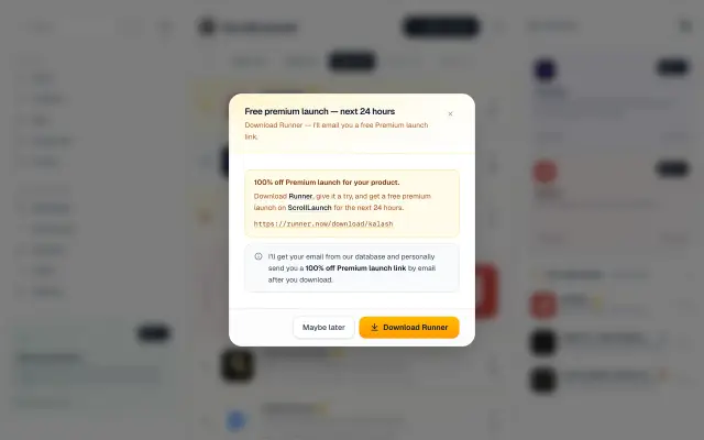 ScrollLaunch preview