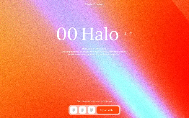 Shader Gradient preview