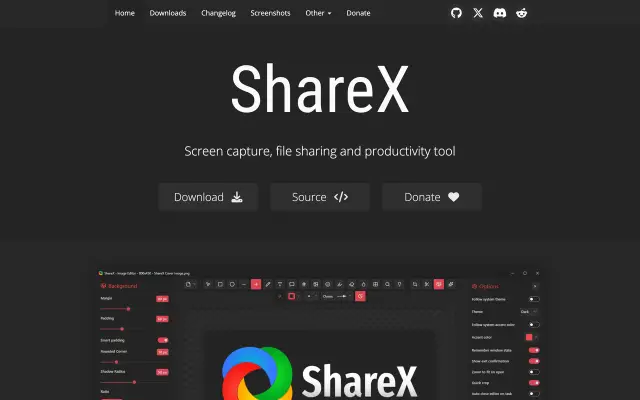 ShareX preview