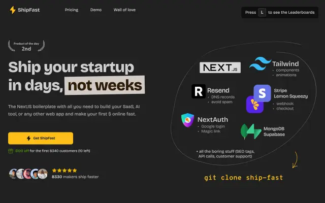 Shipfast preview