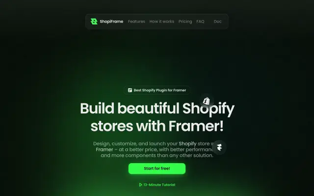Shopiframe preview