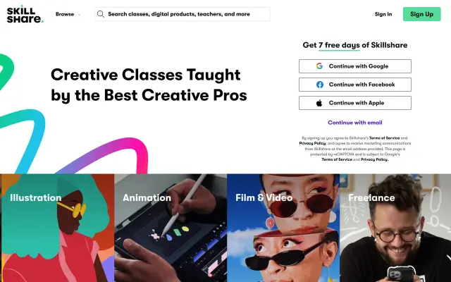 Skillshare preview