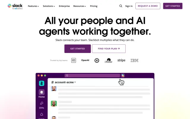 Slack preview