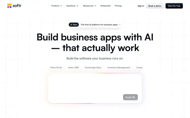Softr Platform preview