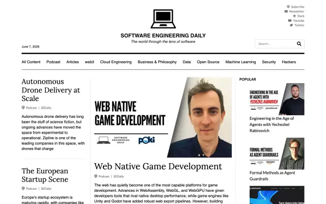 Software Engineering Daily preview