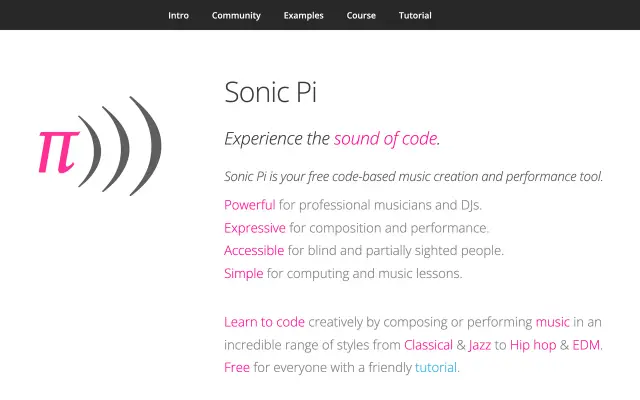 Sonic Pi preview