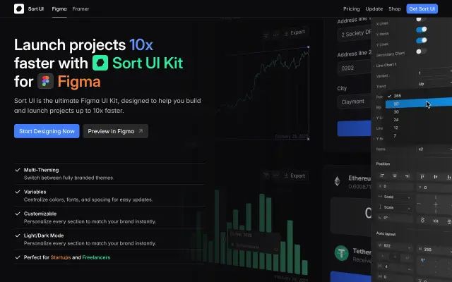 Sort UI preview