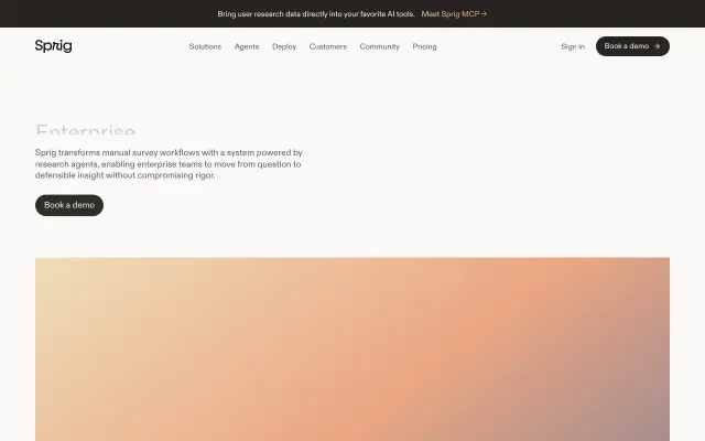 Sprig preview