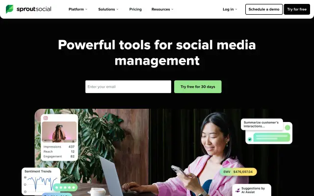 Sprout Social preview