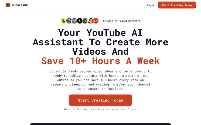 Subscribr preview