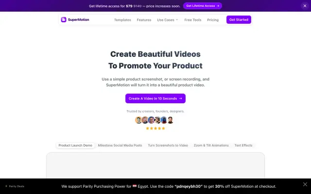 Supermotion preview