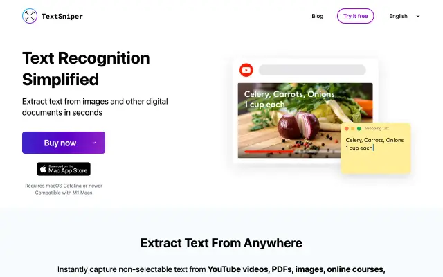 TextSniper preview