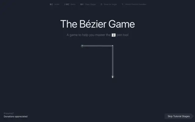 The Bézier Game preview