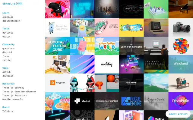Three.js preview