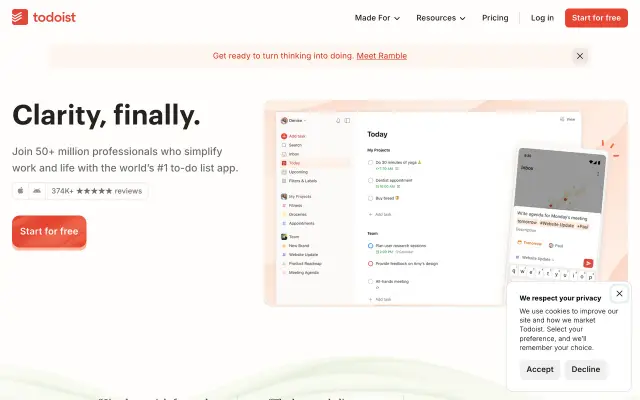 Todoist preview