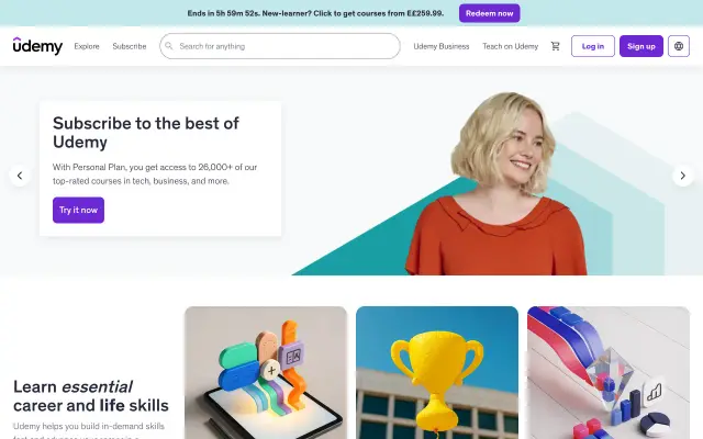 Udemy preview