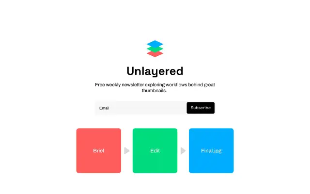 Unlayered preview
