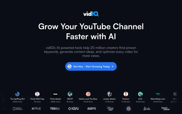 VidIQ preview