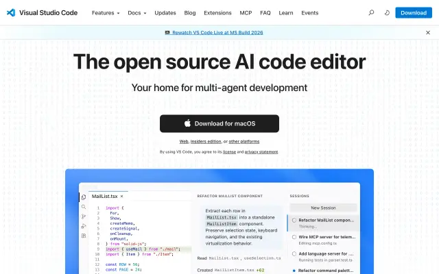 VS Code preview