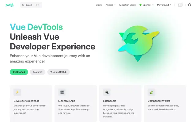 Vue.js devtools preview