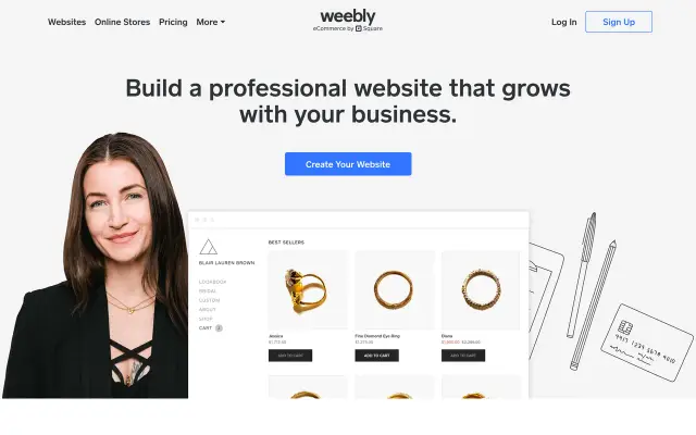 Weebly preview