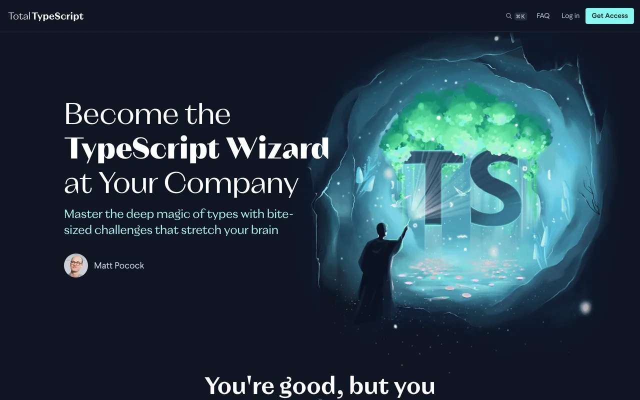 Total TypeScript screenshot