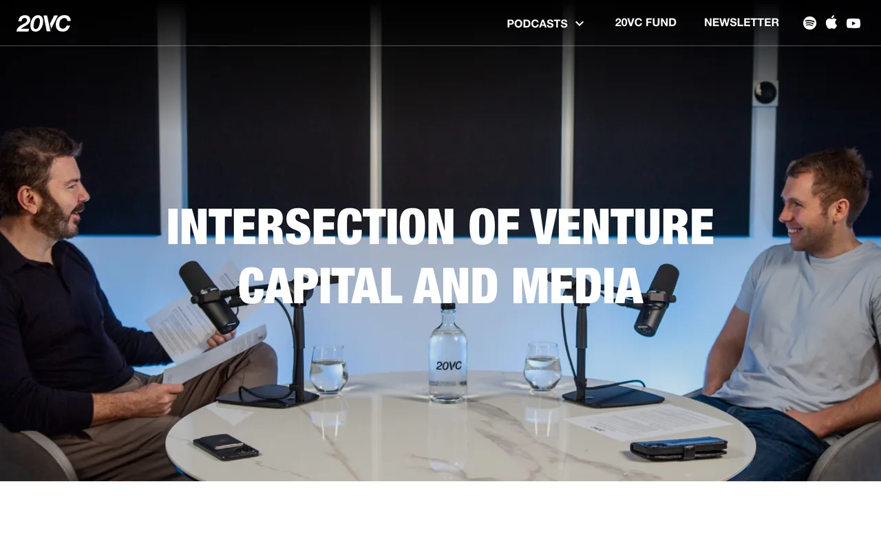 Twenty Minute VC screenshot