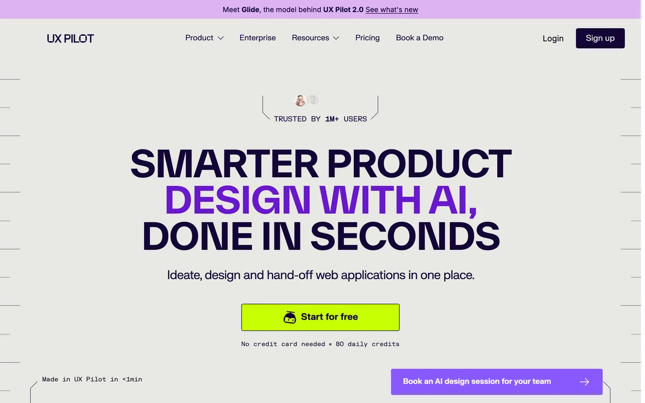 UX Pilot screenshot