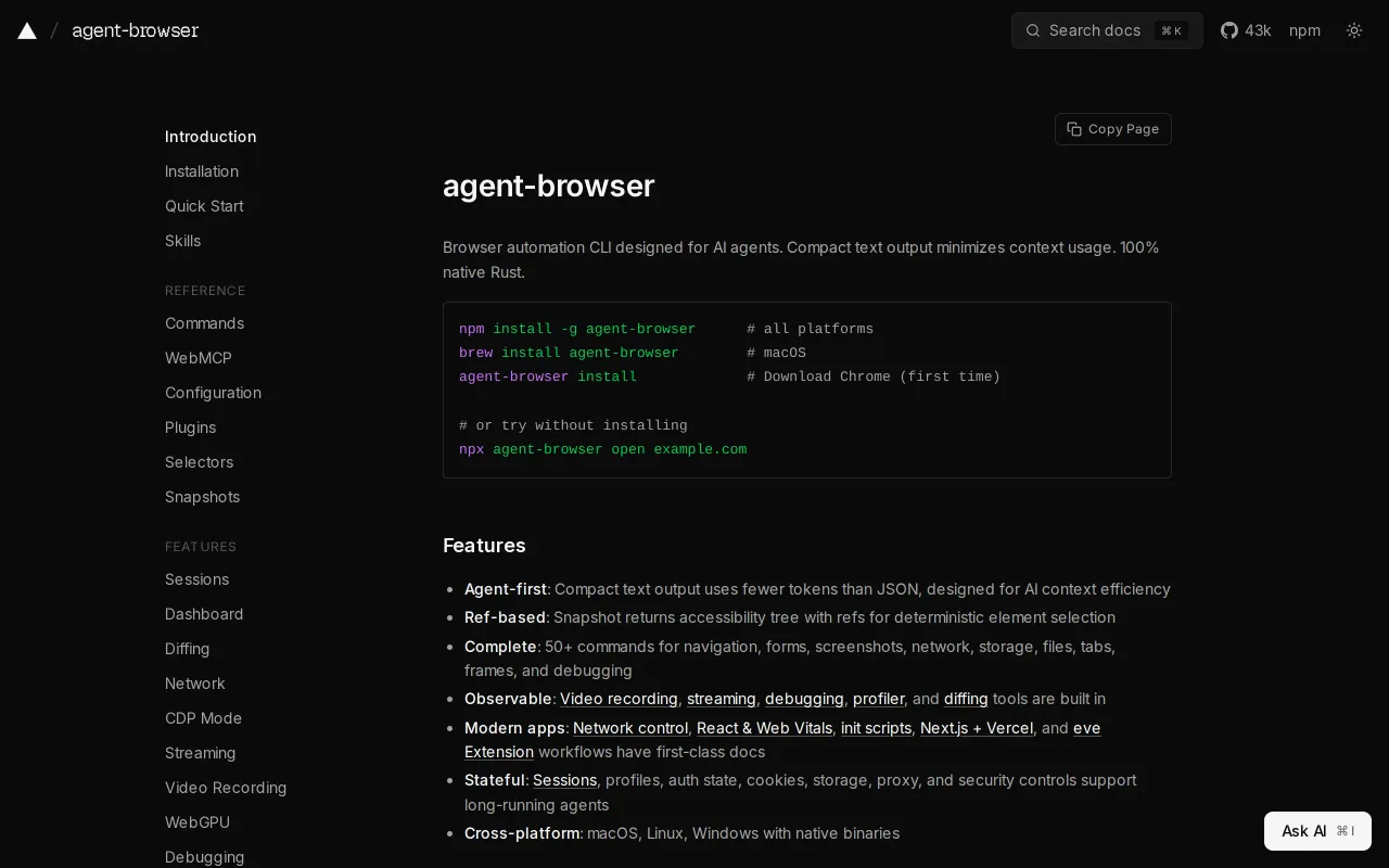 Agent Browser screenshot