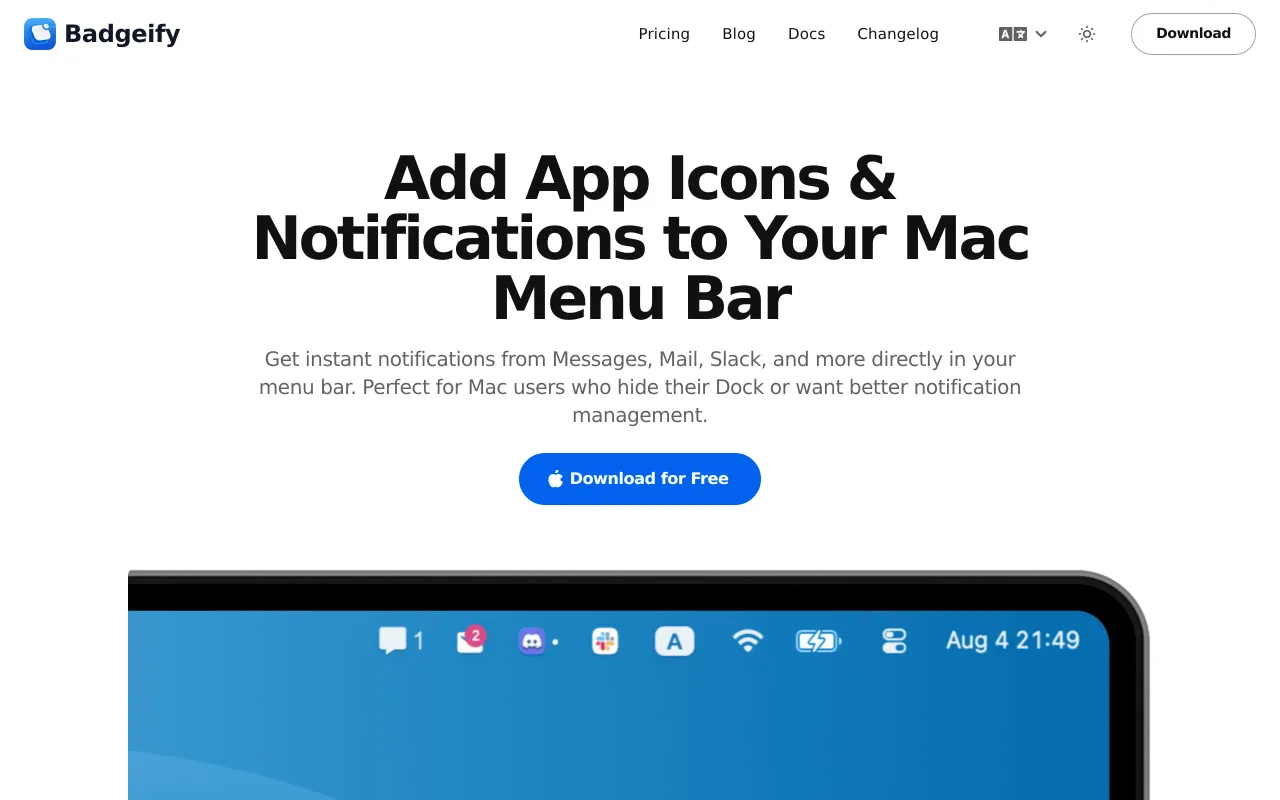 Badgeify screenshot