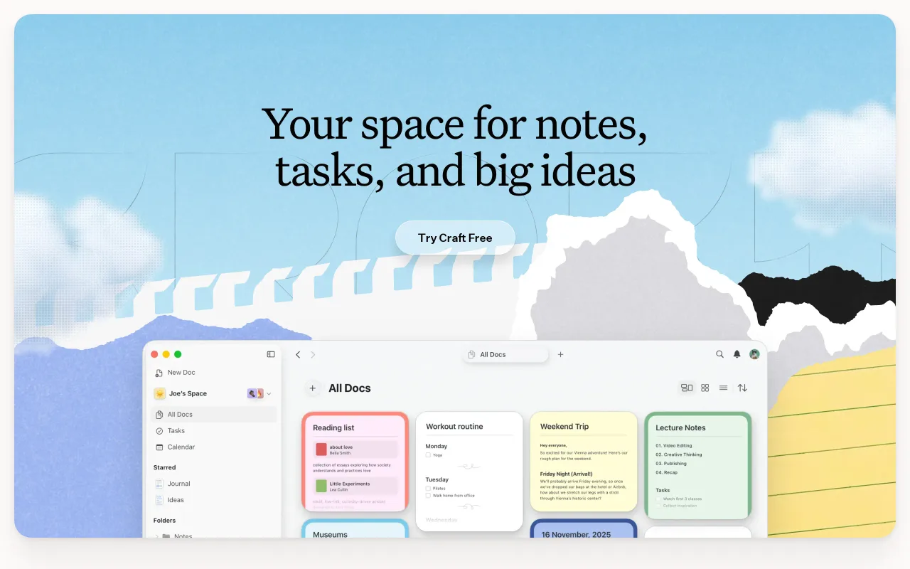 Craft screenshot