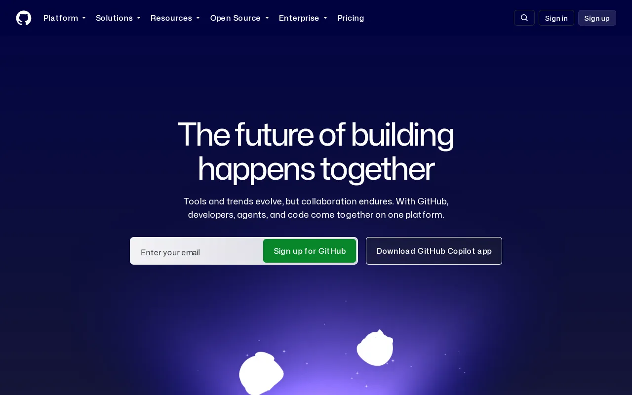 GitHub screenshot