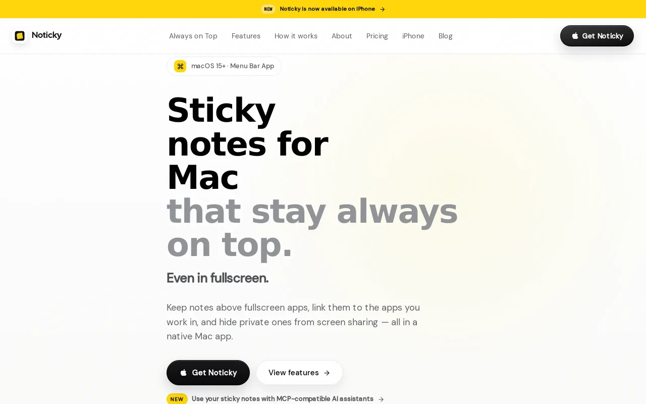 Noticky screenshot