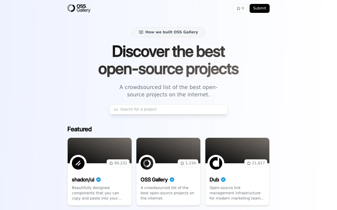 OSS Gallery screenshot