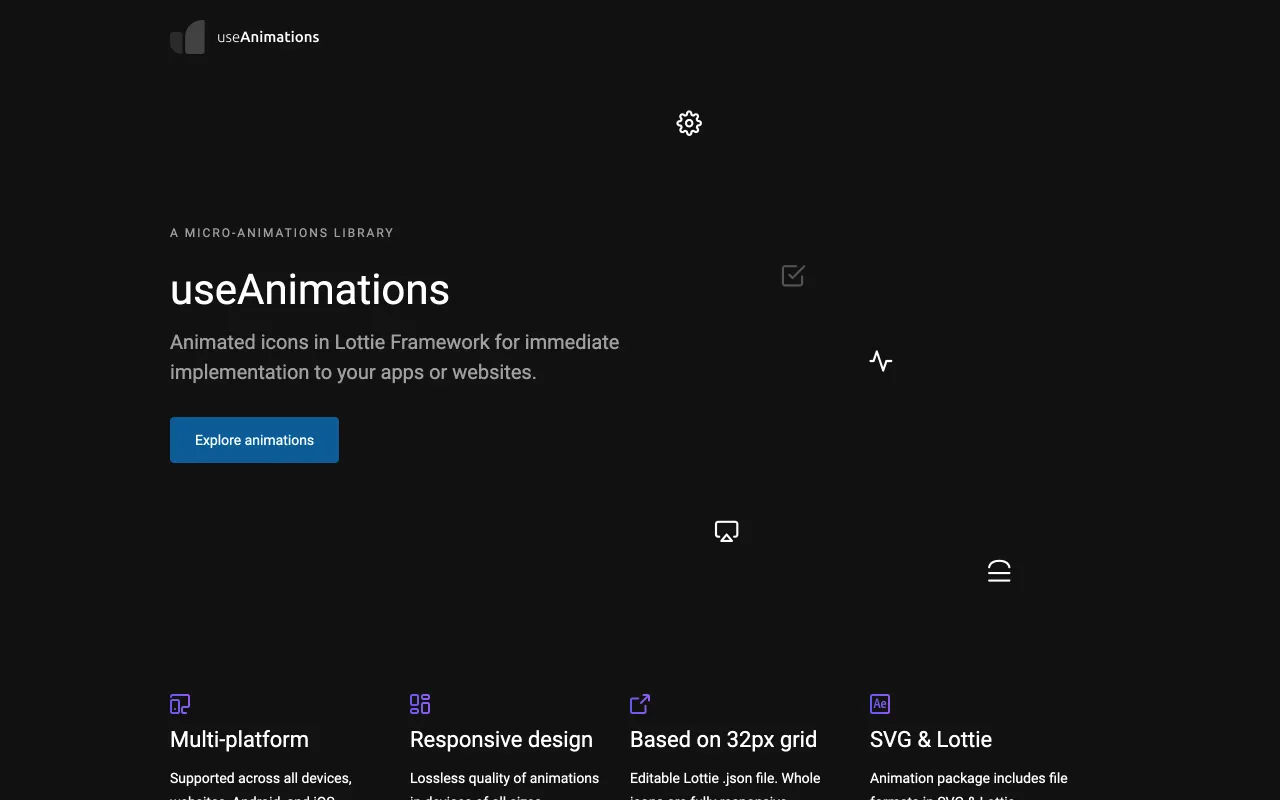 useAnimations screenshot