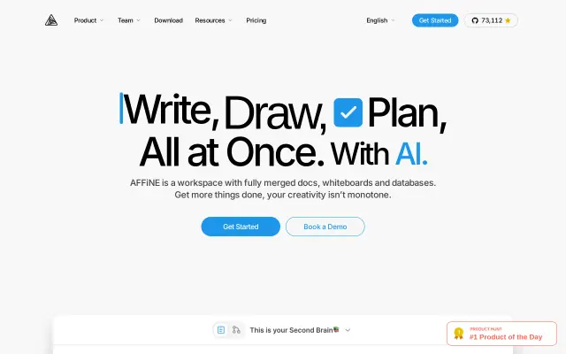 AFFiNE preview