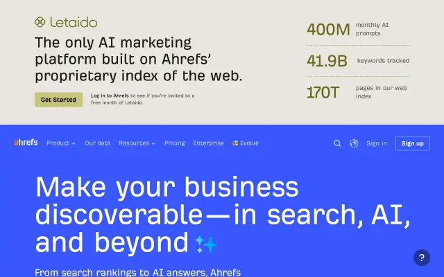 Ahrefs preview