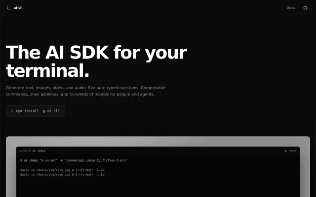 AI CLI preview