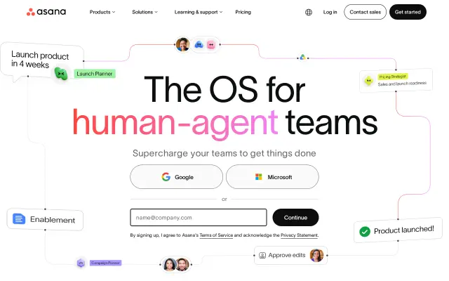 Asana preview