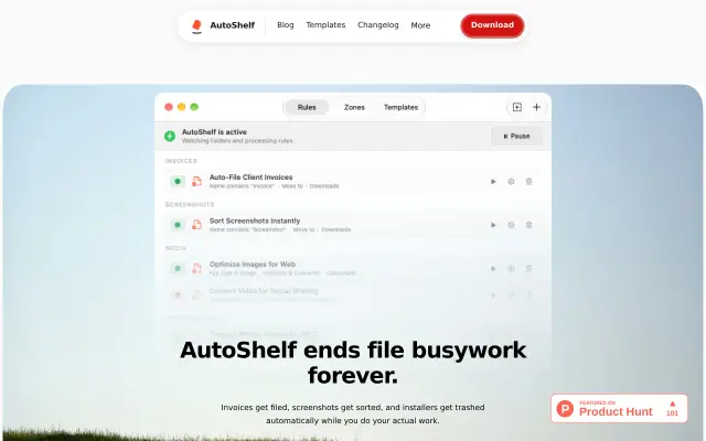 AutoShelf preview