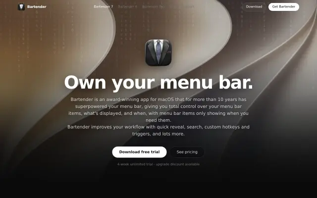 Bartender preview