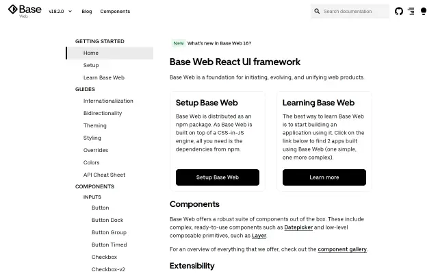 Base Web preview