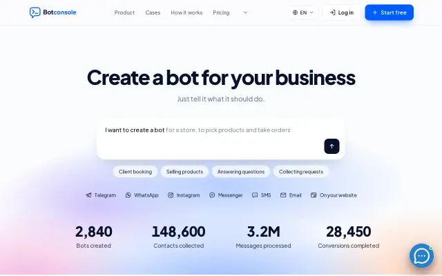 Botconsole preview