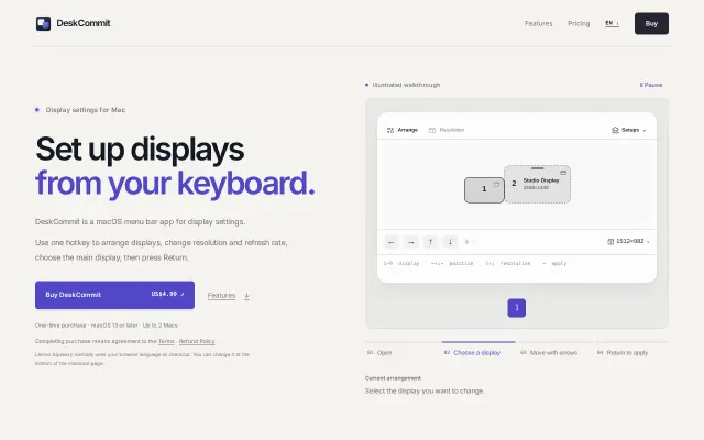 DeskCommit preview