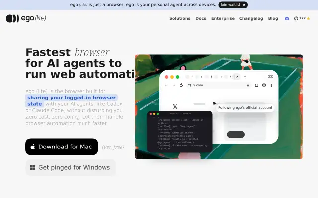 ego (lite) preview
