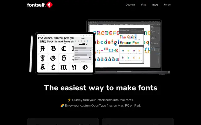 Fontself Maker preview