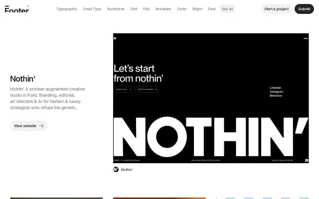 Footer.Design preview