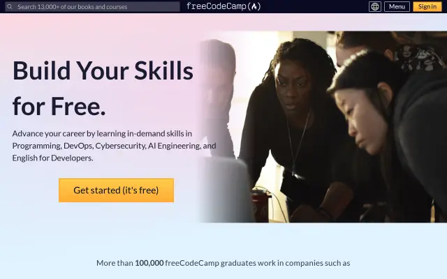 freeCodeCamp preview