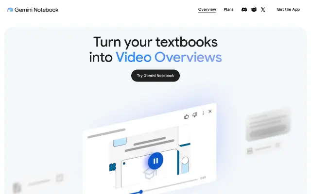 Gemini Notebook preview
