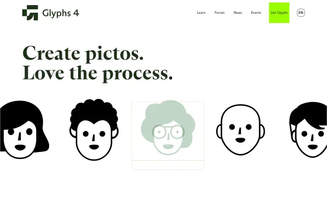 Glyphs preview